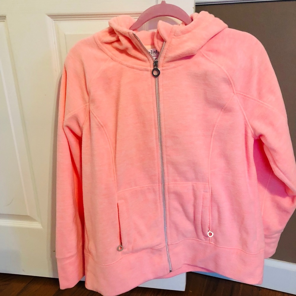 New without tag orange fleece jacket